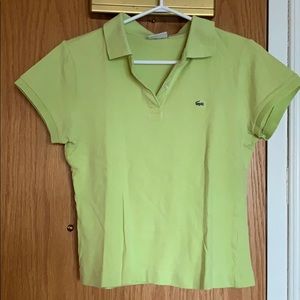 Lacoste Mint green polo shirt